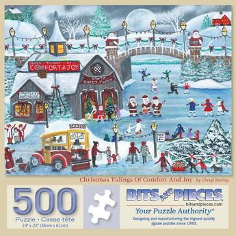 Christmas Tidings Of Comfort And Joy Jigsaw Puzzle