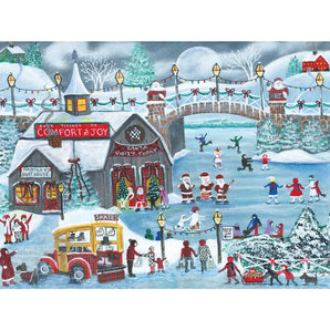 Christmas Tidings Of Comfort And Joy Jigsaw Puzzle