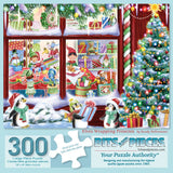 Elves Wrapping Presents Jigsaw Puzzle