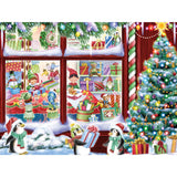 Elves Wrapping Presents Jigsaw Puzzle