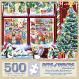 Elves Wrapping Presents Jigsaw Puzzle