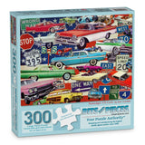 Nostalgic Us Cars Jigsaw Puzzle