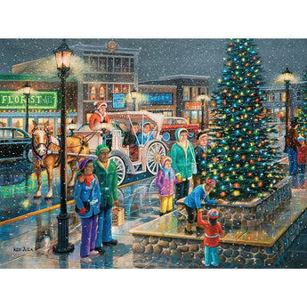 サイレント・クリスマ ホログラフィック Holiday Lights Jigsaw Puzzle | Bits and Pieces