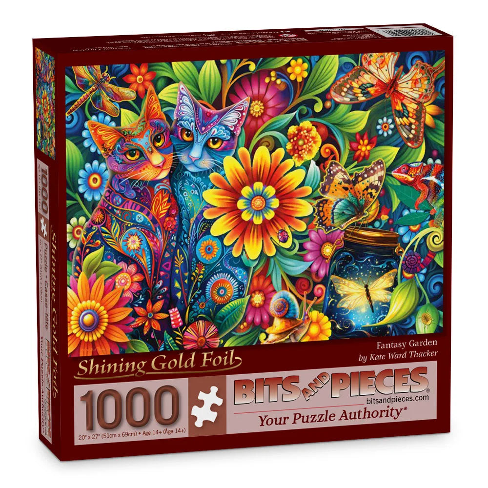 Fantasy Garden Foil Jigsaw Puzzle | Bits and Pieces