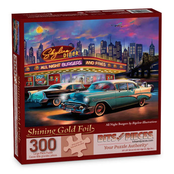 All Night Burgers Foil Jigsaw Puzzle