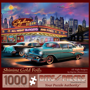 All Night Burgers Foil Jigsaw Puzzle