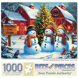 Winter Wonderland Tree Farm Jigsaw Puzzle