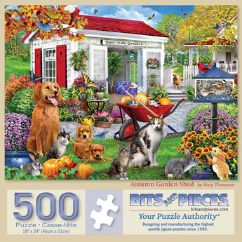 Autumn Garden Shed Jigsaw Puzzle