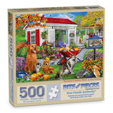 Autumn Garden Shed Jigsaw Puzzle