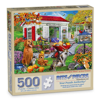 Autumn Garden Shed Jigsaw Puzzle