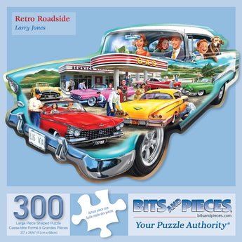 Retro Roadside Shaped Jigsaw Puzzle | Bits and Pieces
