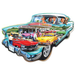 Retro Roadside Shaped Jigsaw Puzzle