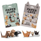 Fold Your Own Paper Cats or Pups