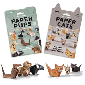 Fold Your Own Paper Cats or Pups