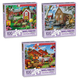 Set of 3 Alan Giana Jigsaw Puzzles