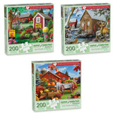 Set of 3 Alan Giana Jigsaw Puzzles