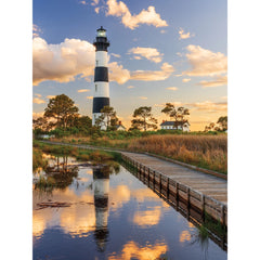 THOMAS McKNIGHT'S WORLD ジグソーパズル 506ピース Bodie Island Light, NC Jigsaw Puzzle | Bits and Pieces