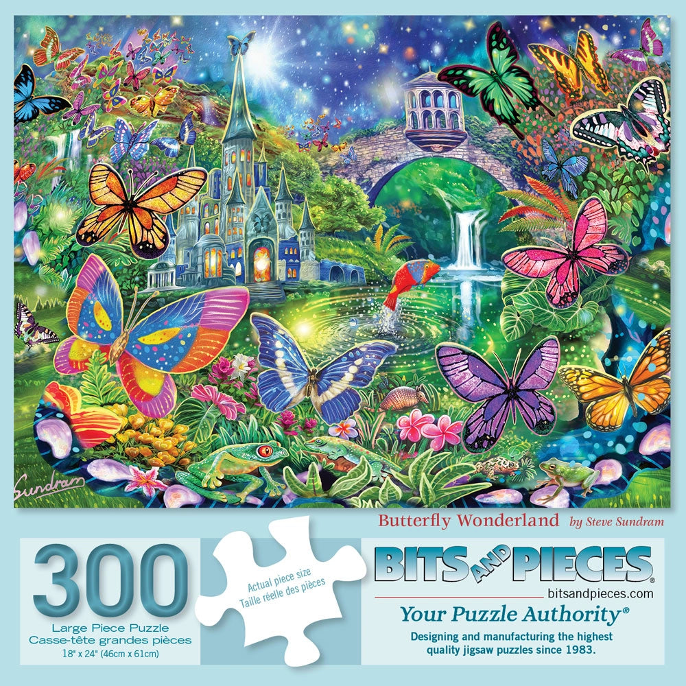 Butterfly Wonderland Jigsaw Puzzle | Bits and Pieces
