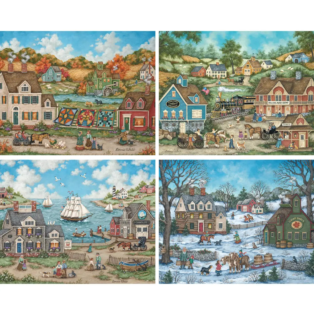 【新品未使用】Bits and Pieces 1000ピース パズル 2セット 1000-Piece Jigsaw Puzzles | Bits and Pieces