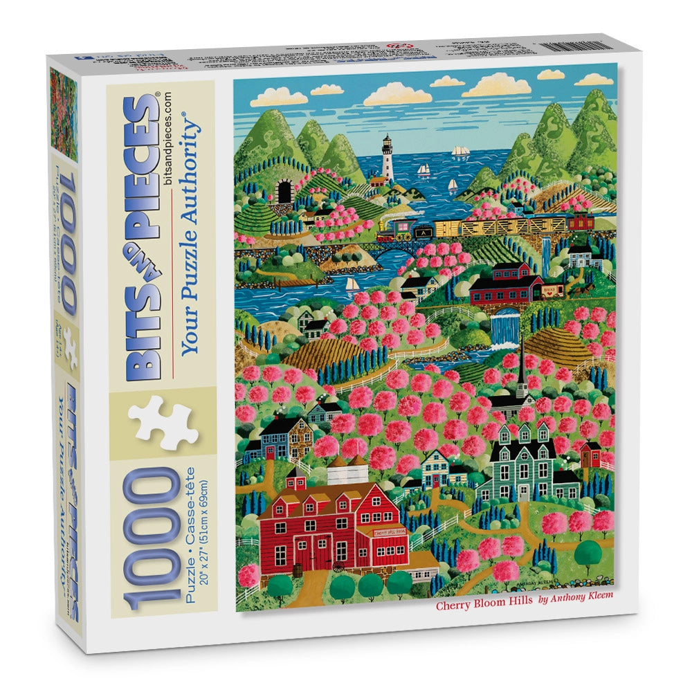 Cherry Bloom Hills Jigsaw Puzzle | Bits and Pieces Cherry Bloom Hills Jigsaw Puzzle | Bits and Pieces
