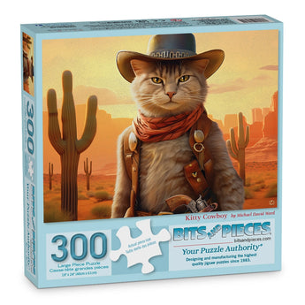 Kitty Cowboy Jigsaw Puzzle | Bits and Pieces
