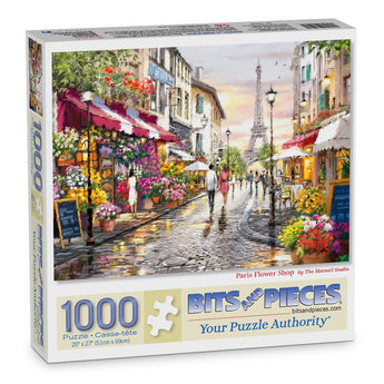 ジグソーパズル　1000ピース　『 マイ フラワー ショップ 』 The Paris Flower Shop Jigsaw Puzzle | Bits and Pieces