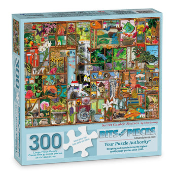 Secret Garden Shelves Jigsaw Puzzle | Bits and Pieces