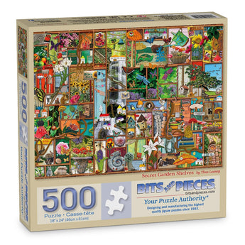 Secret Garden Shelves Jigsaw Puzzle | Bits and Pieces