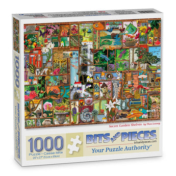 Secret Garden Shelves Jigsaw Puzzle | Bits and Pieces