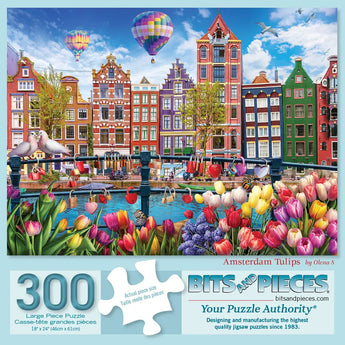 Amsterdam Tulips Jigsaw Puzzle | Bits and Pieces