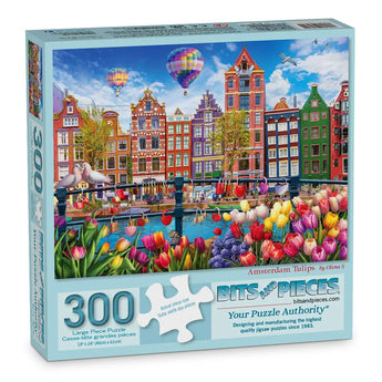Amsterdam Tulips Jigsaw Puzzle | Bits and Pieces