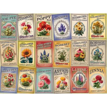 Seed Packet Collage Jigsaw Puzzle | Bits and Pieces