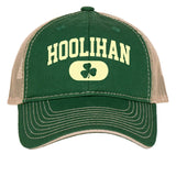 Personalized Irish Varsity  Dark Green Khaki Embroidered Trucker Hat