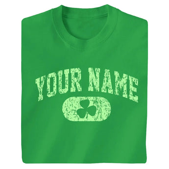 Personalized Irish Varsity T Shirt