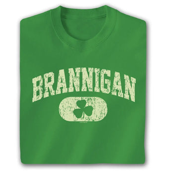 Personalized Irish Varsity T Shirt