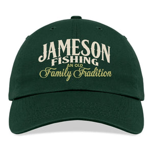 Personalized Fishing Family Tradition Adjustable Embroidered Hat