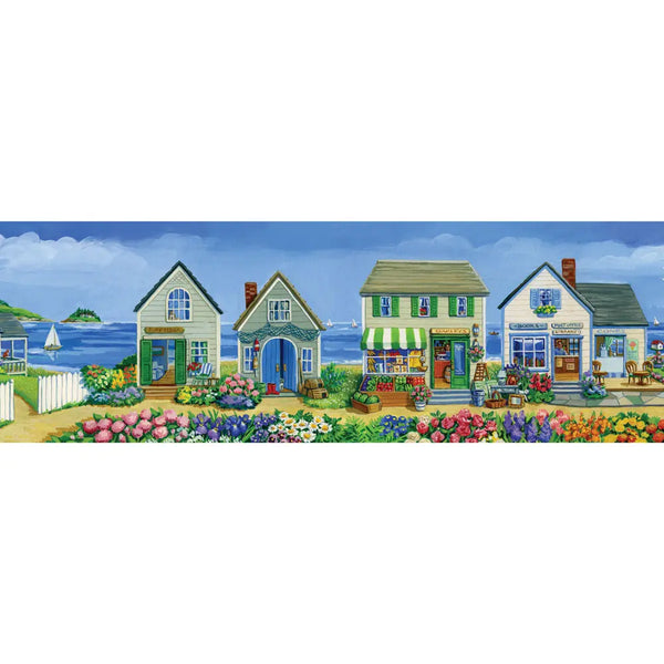 Surfside Village Panoramic Jigsaw Puzzle | Bits and Pieces