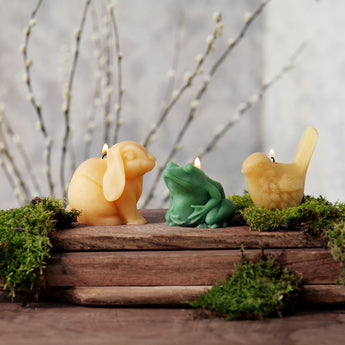 工芸品 baccarat bird honey Bird Shaped Beeswax Candle | Bits and Pieces