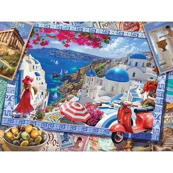 Postcard From The Greek Isles Jigsaw Puzzle | Bits and Pieces
