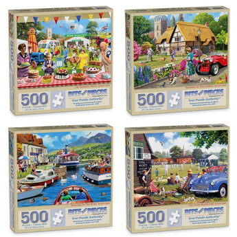 アムウェイ　ホームギア　7ピースセット Set Of 4: Summer Jigsaw Puzzles By Kevin Walsh | Bits and Pieces