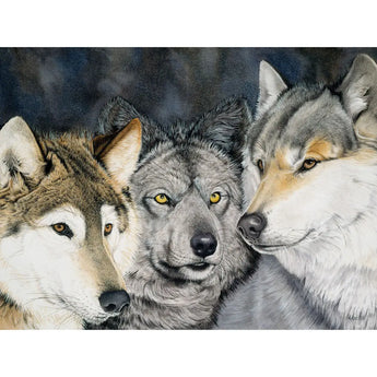 Three Wolves Jigsaw Puzzle | Bits and Pieces