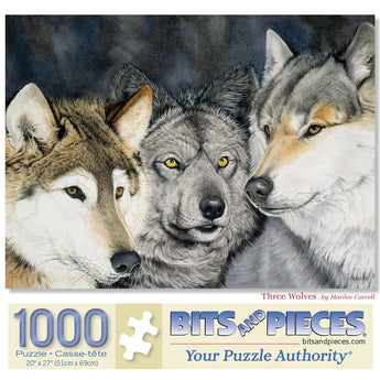 Three Wolves Jigsaw Puzzle | Bits and Pieces