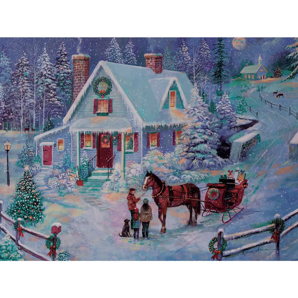 A Christmas Welcome For All Jigsaw Puzzle | Bits and Pieces