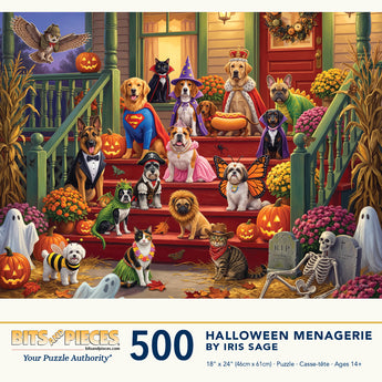 Halloween Menagerie Jigsaw Puzzle | Bits And Pieces – Bits and Pieces