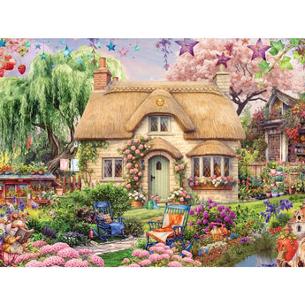 Spring Cottage Jigsaw Puzzle | Bits and Pieces