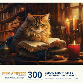 Book Shop Kitty Jigsaw Puzzle | Bits and Pieces