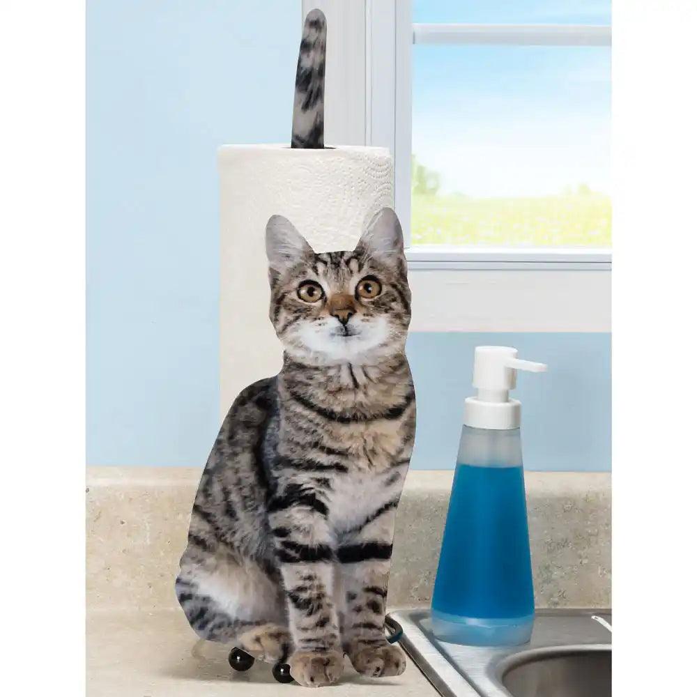 Clever Kitty Paper Towel Holder | Bits and Pieces