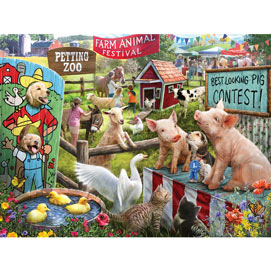 Pigs Farm Zoo Pet A4 JIGSAW Puzzle Birthday Christmas Gift Can Personalise 