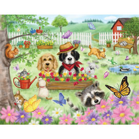 Bits and Pieces Butterfly Garden Jigsaw Puzzle 500 Pcs 46839 for sale online 