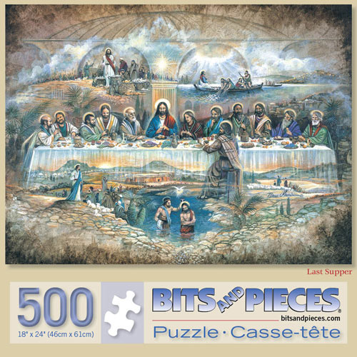 Bits and Pieces The Last Supper Studio Jigsaw Puzzle 500 PC 41054 for sale online 